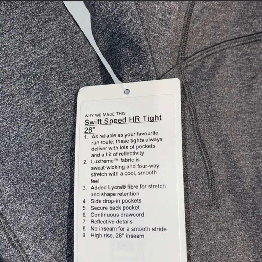 Lululemon Swift Speed BNWT size 2